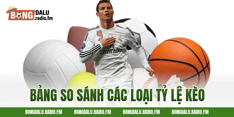 Bảng So Sánh Các Loại Tỷ Lệ Kèo