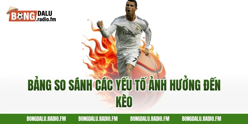 Bảng So Sánh Các Yếu Tố Ảnh Hưởng Đến Kèo
