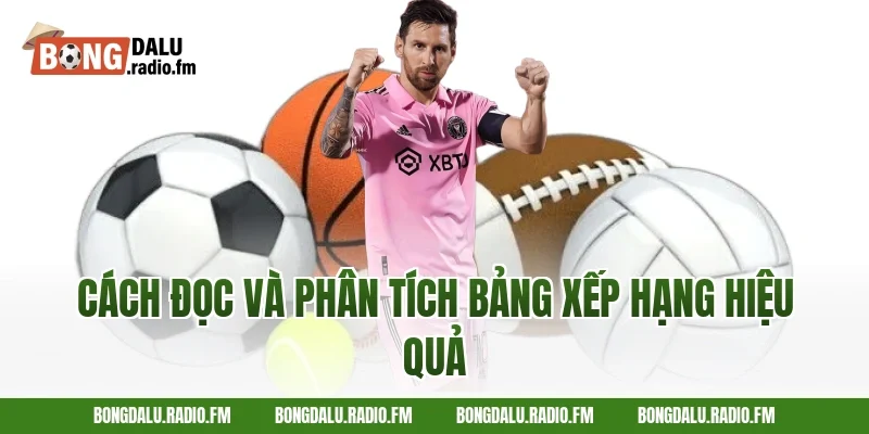 Cách đọc và phân tích bảng xếp hạng hiệu quả