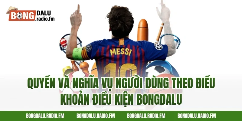 Quyền và nghĩa vụ người dùng theo điều khoản điều kiện Bongdalu