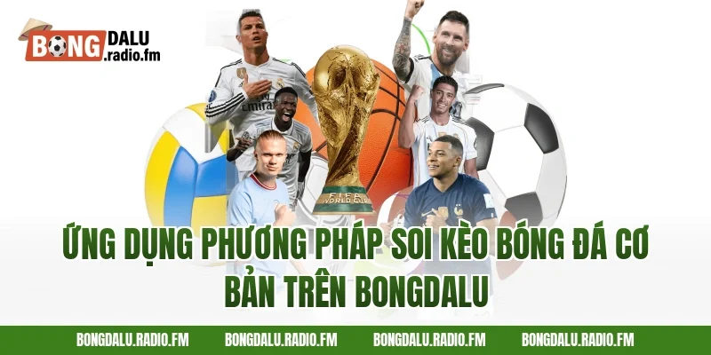 Ứng dụng phương pháp soi kèo bóng đá cơ bản trên Bongdalu